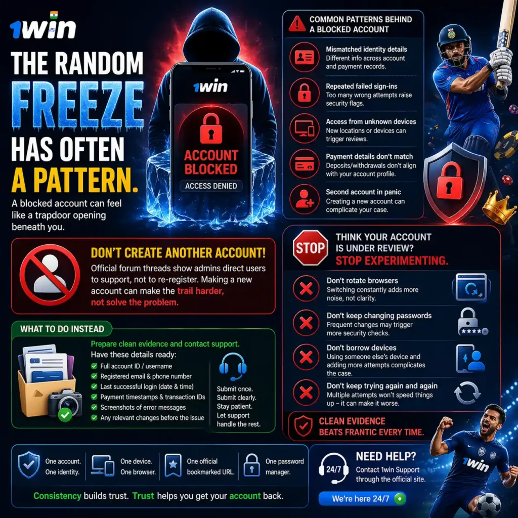 The Random Freeze Has Often a Pattern.