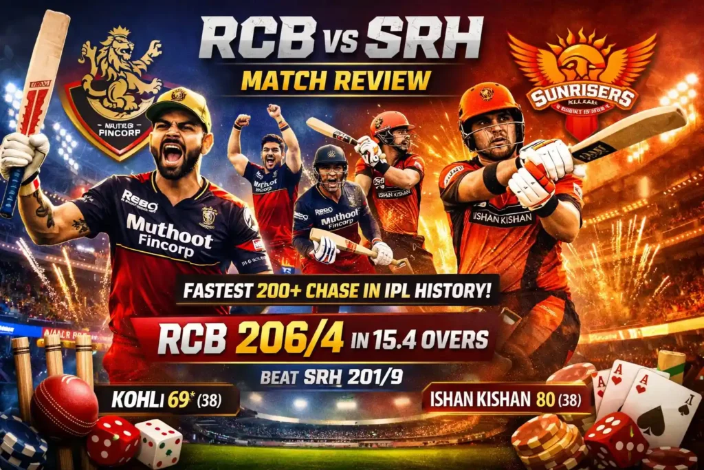 Royal Challengers Bengaluru vs Sunrisers Hyderabad Review: Debut, Chase