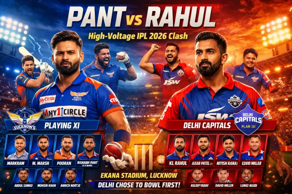 Lucknow Super Giants vs Delhi Capitals: Pant vs Rahul, Revenge Narratives and a Big Test for Both Teams